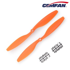 Gemfan 10X4.5 ABS 프로펠러 (오렌지, 비행기용 정방향 2개)