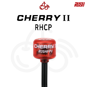 러쉬 체리2 안테나 (RHCP, 2pcs, 레드)
